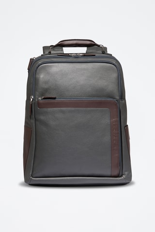 Leren Rugtas - Marineblauw