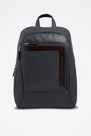 Leren Rugtas - Marineblauw