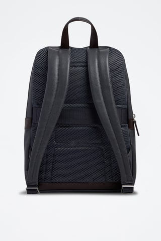 Leren Rugtas - Marineblauw