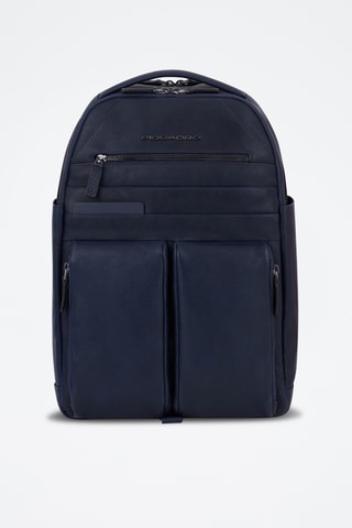 Leren Rugtas - Marineblauw