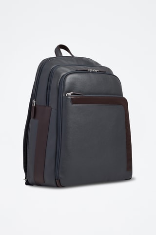 Leren Rugtas - Blauw