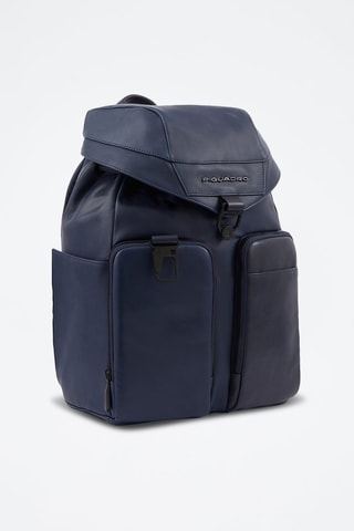 Leren Rugtas - Marineblauw