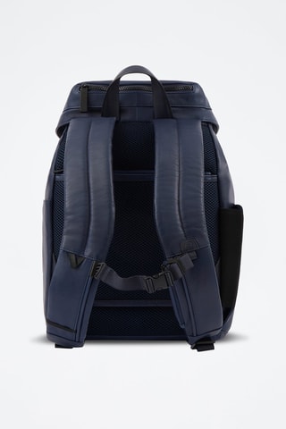 Leren Rugtas - Marineblauw