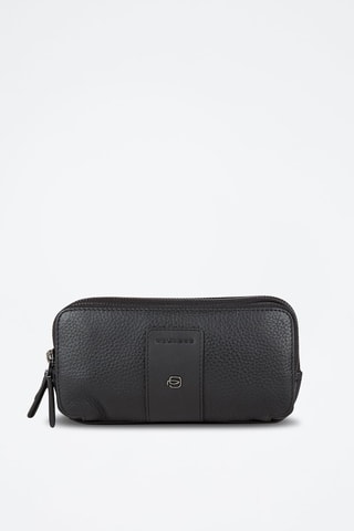 Bolsa de higiene couro - Preto