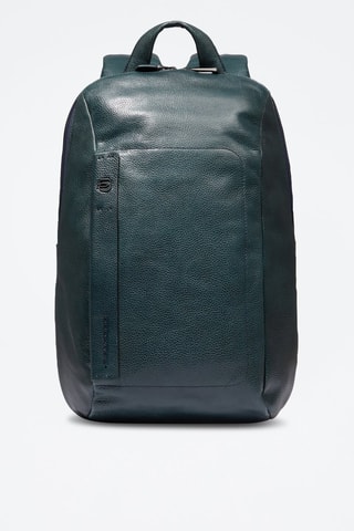 Leren Minirugtas Zaini  - Donkerblauw