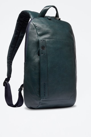 Leren Minirugtas Zaini  - Donkerblauw