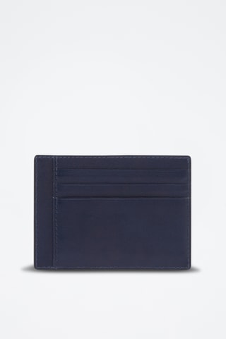 Leren Pasjeshouder - Marineblauw