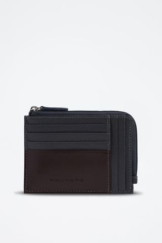 Leren Pasjeshouder - Marineblauw