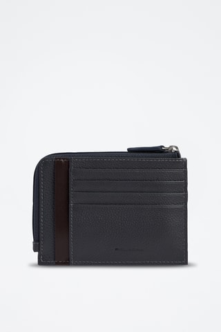 Leren Pasjeshouder - Marineblauw