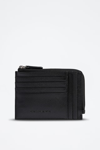 Leren Pasjeshouder - Zwart