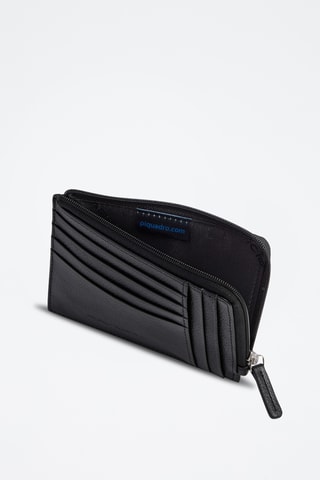 Leren Pasjeshouder - Zwart