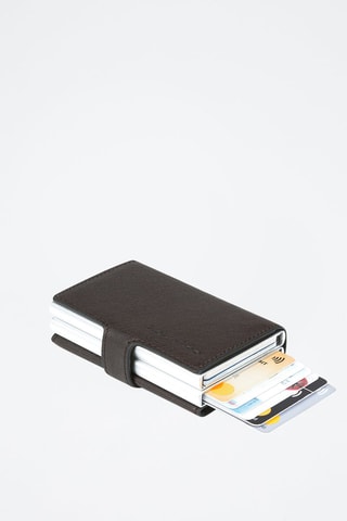 Leren Pasjeshouder - Zwart