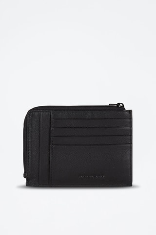 Leren Pasjeshouder - Zwart