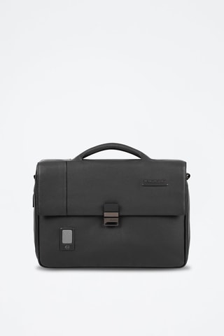 Leren Laptoptas - Zwart