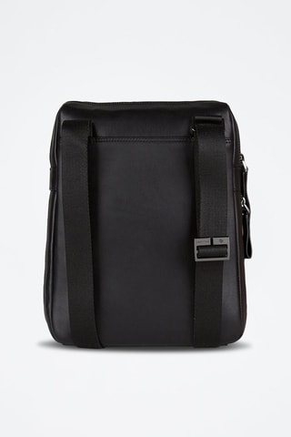 Leren Schoudertas - Rood Zwart