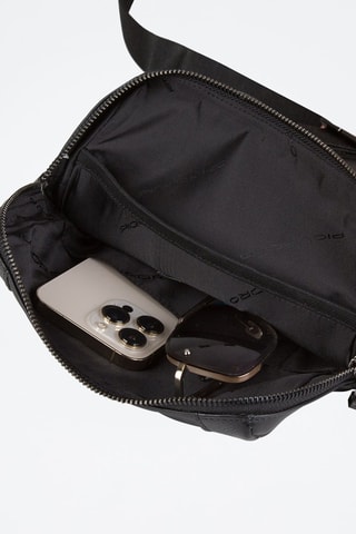 Leren Schoudertas - Rood Zwart