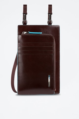 Leren Schoudertas voor Telefoon - Bruin