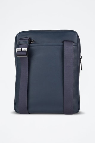 Leren Schoudertas - Rood Blauw