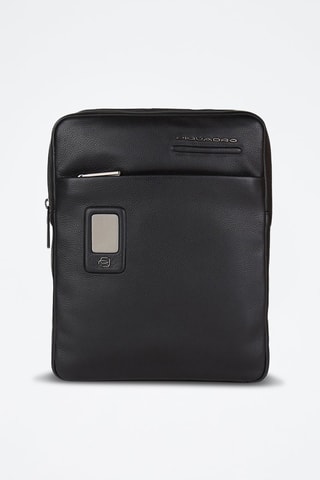 Leren Schoudertas - Rood Zwart