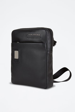 Leren Schoudertas - Rood Zwart