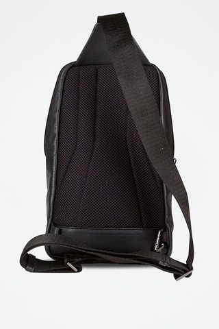 Leren Schoudertas - Rood Zwart