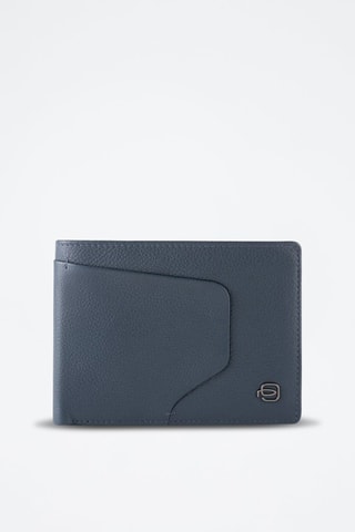 Leren Portefeuille - Blauw