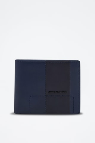 Leren Portefeuille - Marineblauw