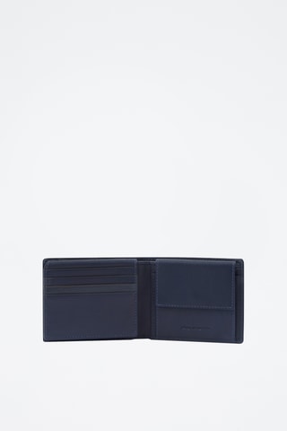 Leren Portefeuille - Marineblauw