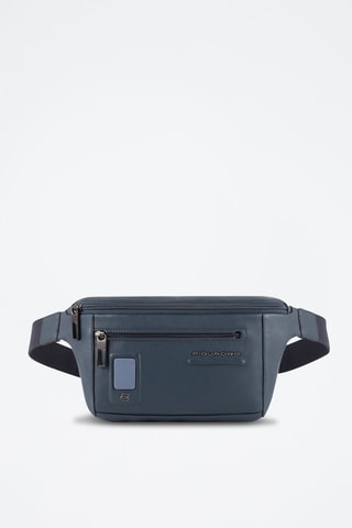 Leren Heuptas - 
Marineblauw