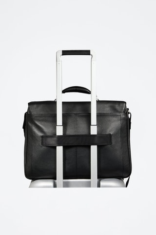 Leren Schoudertas - Zwart