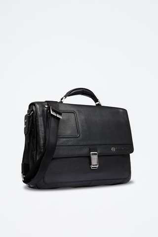 Leren Schoudertas - Zwart