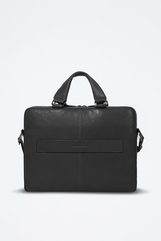 Leren Documententas - Zwart