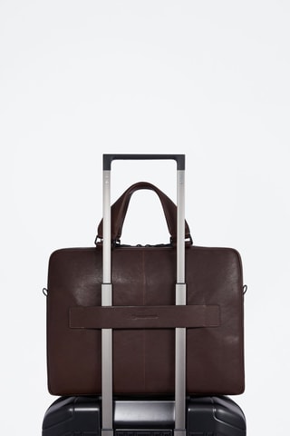 Leren Documententas - Bruin