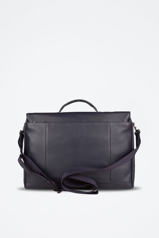 Leren Documententas - Blauw