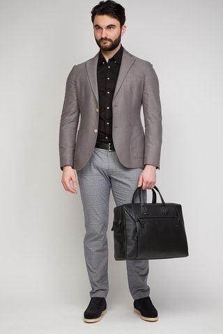 Leren Documententas - Zwart