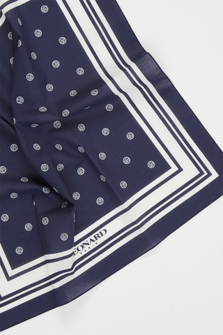 Sjaaltje Le Parisienne - Marineblauw en Ecru