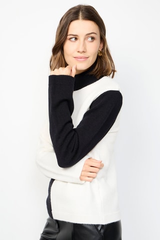 Camisola - Branco e preto