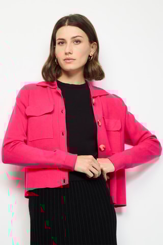 Casaco de malha - Rosa