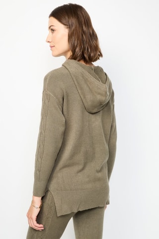 Camisola e calças de treino largas cintura subida - Bege­mesclado - Caqui