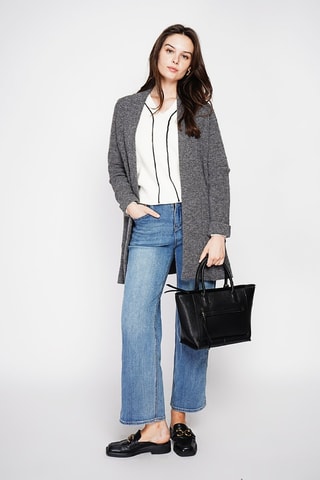 Gilet long  - Gris foncé