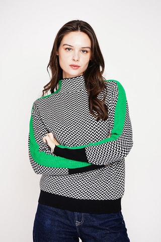 Camisola oversized - Preto