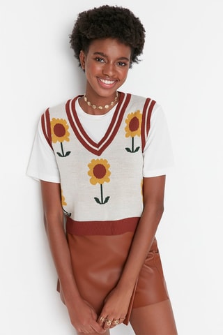 Camisola Cinzento-claro