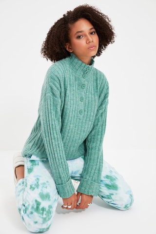 Camisola Turquesa mesclado