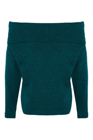 Camisola regular - Verde-esmeralda