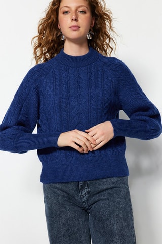 Camisola regular - Azul