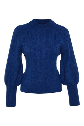 Camisola regular - Azul