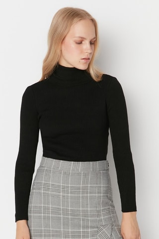 2 camisolas slim - Branco e preto