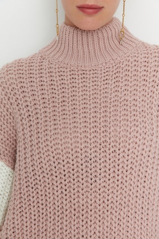 Camisola oversize - Rosa-maquilhagem