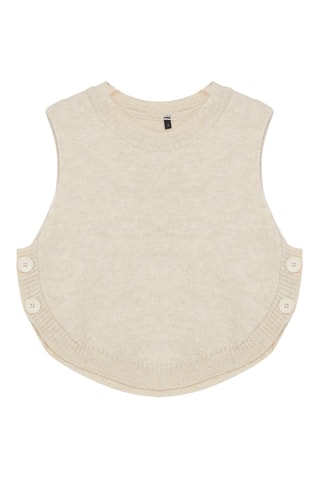 Camisola sem mangas - Cru