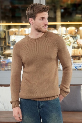 Camisola slim - Castanho